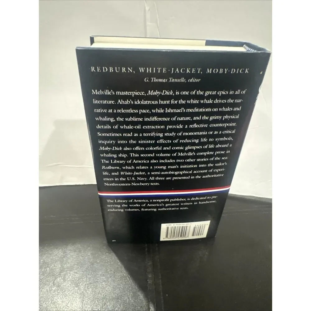 Herman Melville Moby-Dick Redburn White-Jacket Library America 1983 Hardcover